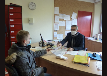 Le bureau du CPE, M. Lorant